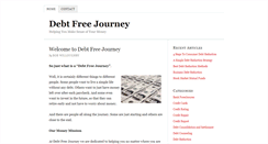Desktop Screenshot of debtfreejourney.com